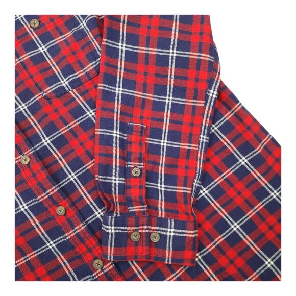 Duluth Trading Womens Plaid Flannel Shirt Gusset XL Made for Easy Movement - Picture 12 of 13